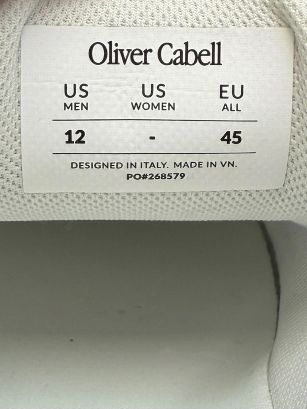 New! Oliver Cabell Low 1 Yale Marine Blue Low-Top Sneakers New In Box - Picture 6 of 10